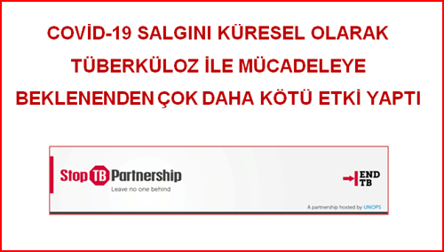12 Aylık COVID-19, Tüberküloza Karşı Küresel Mücadelede 12 Yıllık İlerlemeyi Ortadan Kaldırdı