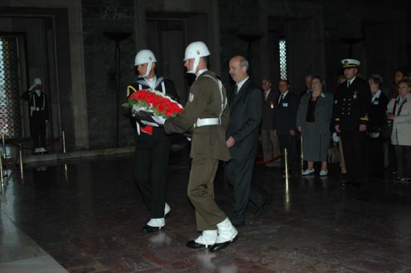 Anıtkabir Ziyareti ve Plaket Töreni