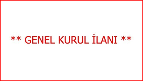 Türkiye Ulusal Verem Savaşı Dernekleri Federasyonu 15. Olağan Genele Kurul Toplantısı 4 EYLÜL 2021 Cumartesi günü saat 09-00 da yapılacaktır.
